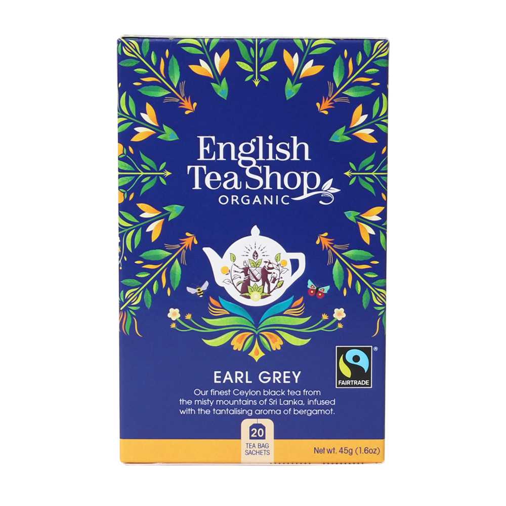 English Tea Shop Organic Earl Grey Teabags 6x20pc