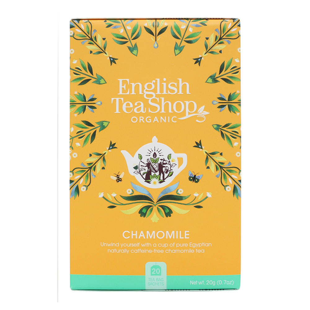 English Tea Shop Organic Chamomile Teabags 6x20pc