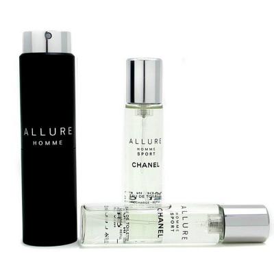 Chanel Allure Homme Sport Eau De Toilette Travel Spray (With Two Refills) 3x20ml/0.7oz