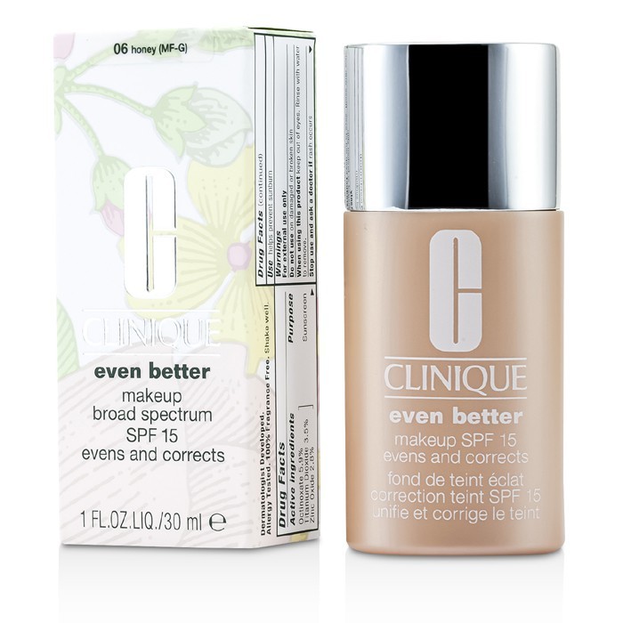 Clinique Even Better Makeup SPF15 (Dry Combination to Combination Oily) - No. 06/ CN58 Honey 30ml/1oz