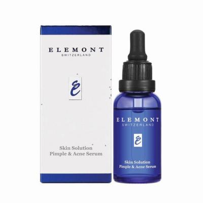 ELEMONT - Skin Solution Pimple & Acne Serum (Acne, Exfoliant, Pore Minimizing, Blackhead Removing, Oil Controlling) (e30ml) E801