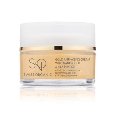 SNO Swiss Organic Gold Anti-Aging Cream with Nano-Gold & Silk Peptide 50ml Fixed Size