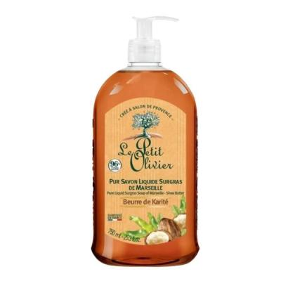 Le Petit Olivier Pure liquid surgras soap of Marseille Shea butter 750ml