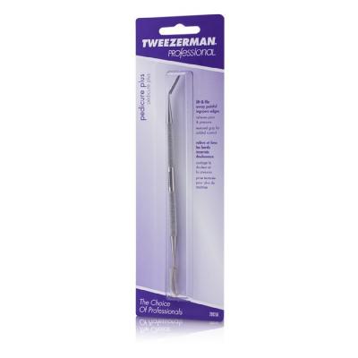 Tweezerman Professional Pedicure Plus (Stainless Steel Nail Cleanser & Ingrown Toenail File)