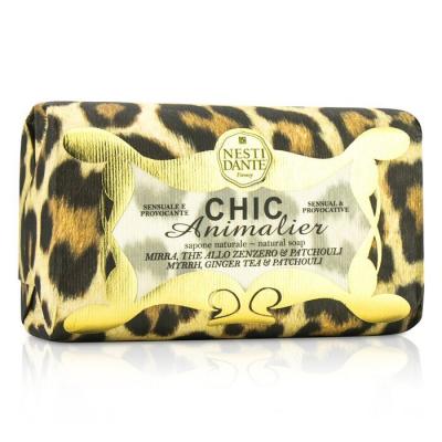 Nesti Dante Chic Animalier Natural Soap - Myrrh, Ginger Tea & Patchouli 250g/8.8oz