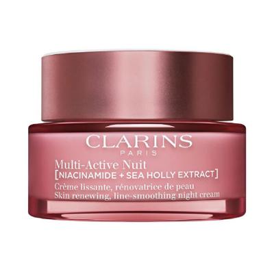 Clarins Multi-Active Nuit (Niacinamide + Sea Holly Extract) Skin Renewing Line-Smoothing Night Cream All Skin Types 50ml/1.7oz