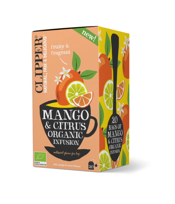 Clipper Tea Mango & Citrus x 20 Tea Bags