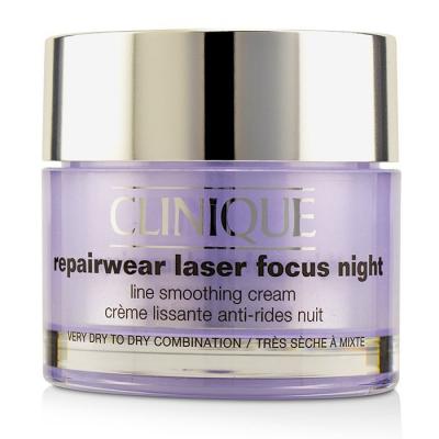 Clinique Repairwear Laser Focus Night Line Smoothing Cream - Very Dry To Dry Combination 50ml/1.7oz