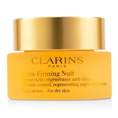 Clarins Extra-Firming Nuit Wrinkle Control, Regenerating Night Rich Cream - For Dry Skin 50ml/1.6oz