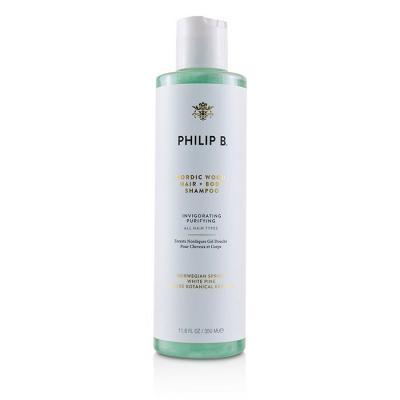 Philip B Nordic Wood Hair + Body Shampoo (Invigorating Purifying - All Hair Types) 350ml/11.8oz