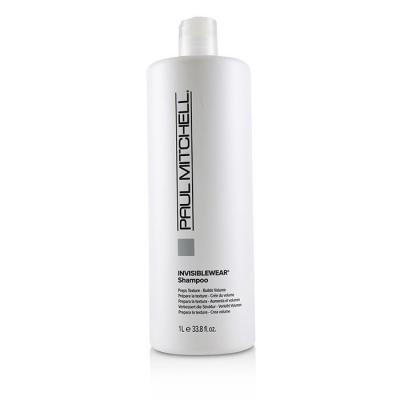 Paul Mitchell Invisiblewear Shampoo (Preps Texture - Builds Volume) 1000ml/33.8oz