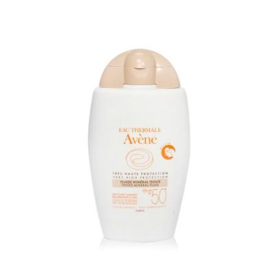 Avene Very High Protection Tinted Mineral Fluid SPF 50+ - For Sensitive & Intolerant Skin 40ml/1.3oz