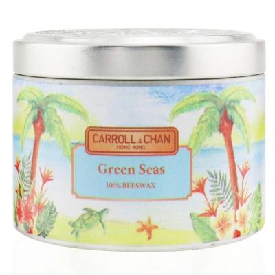 Carroll & Chan 100% Beeswax Tin Candle - Green Tea (8x6) cm
