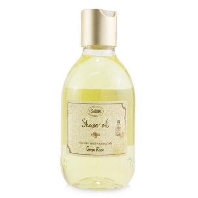 Sabon Shower Oil - Green Rose (Plastic Bottle) 300ml/10.5oz