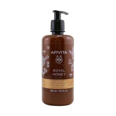 Apivita Royal Honey Creamy Shower Gel With Essential Oils - Ecopack 500ml/16.9oz