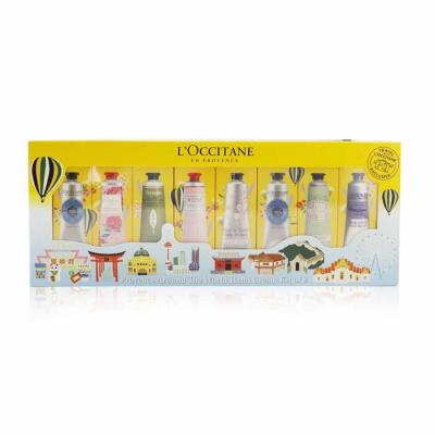 L'Occitane Provence Around The World Hand Cream Kit Of 8: (2xShea Butter + 1x Rose, Cherry Blossom, Lavender, Peony, Almond, Verbena) 30ml/1oz 8x30ml/1oz