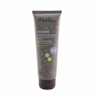 Melvita Homme Barber's Cream Shaving & Cleansing - 2 In 1 125ml/4.2oz