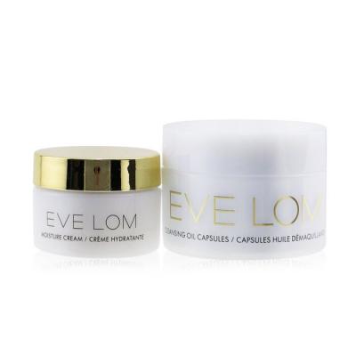 Eve Lom Begin & End Ornament Travel Set: Cleansing Oil Capsules 7x1.25ml/0.04oz + Moisture Cream 8ml/0.26oz 2pcs