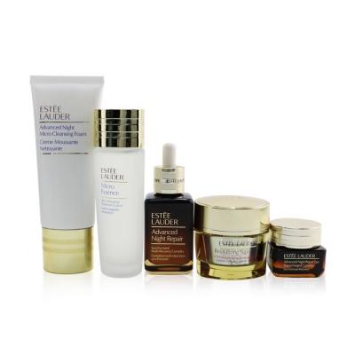 Estee Lauder Your Nightly Skincare Experts: ANR 50ml+ Revitalizing Supreme+ Soft Cream 50ml+ Eye Supercharged 15ml+ Micro Cleans... 5pcs