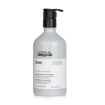 L'Oreal Professionnel Serie Expert - Silver Violet Dyes + Magnesium Neutralising and Brightening Shampoo (For Grey and White Hair) 500ml/16.9oz