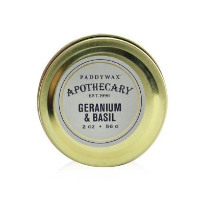 Paddywax Apothecary Candle - Geranium & Basil 56g/2oz