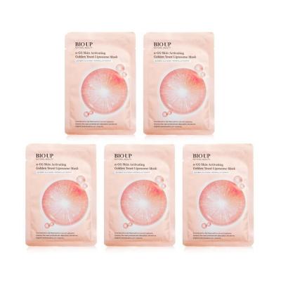 Natural Beauty BIO UP a-GG Skin Activating Golden Yeast Liposome Mask (Exp Date: 05/2026) 5 x 25ml/0.84oz