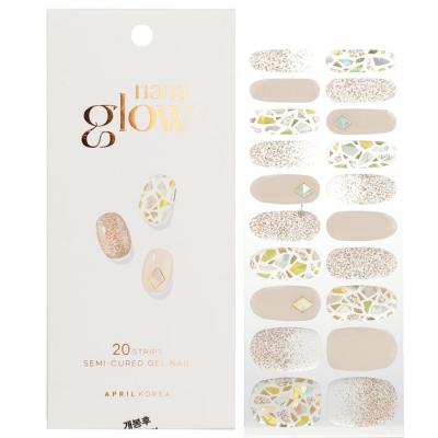 April Korea Nanaglow Nail Sticker - # GN08 20pcs