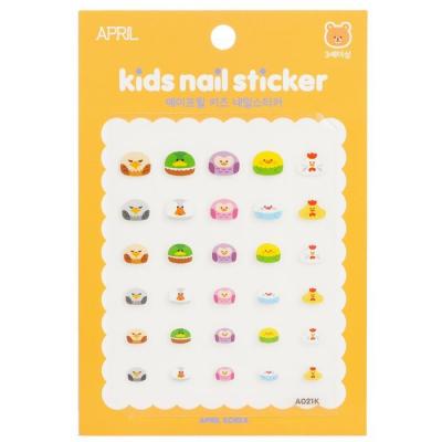 April Korea April Kids Nail Sticker - # A021K 1pack