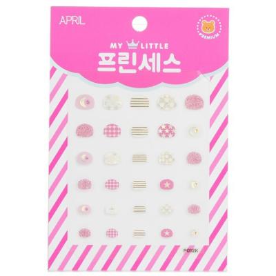 April Korea Princess Kids Nail Sticker - # P012K 1pack