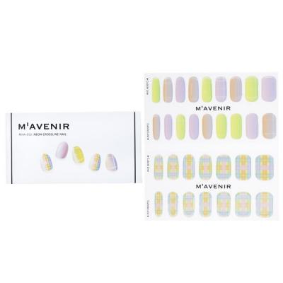 Mavenir Nail Sticker (Patterned) - # Neon Crossline Nail 32pcs