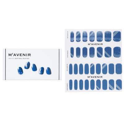 Mavenir Nail Sticker (Blue) - # Deep Shell Blue Nail 32pcs