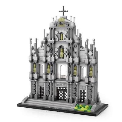 LOZ Creator - Macau Ruins of St. Paul's Building Bricks Set 40x 28 x 6cm