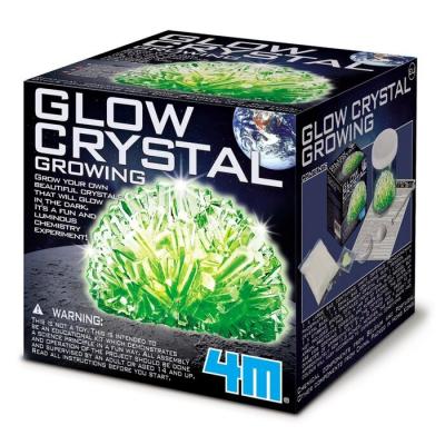 4M Glow Crystal Growing/US 9x9x9cm