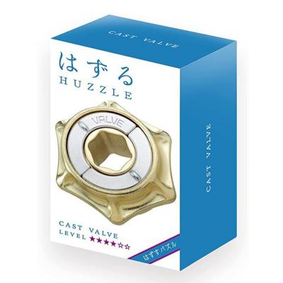 Broadway Toys Hanayama | Valve Hanayama Metal Brainteaser Puzzle Valve Rated Level 4 75*119*45 mm