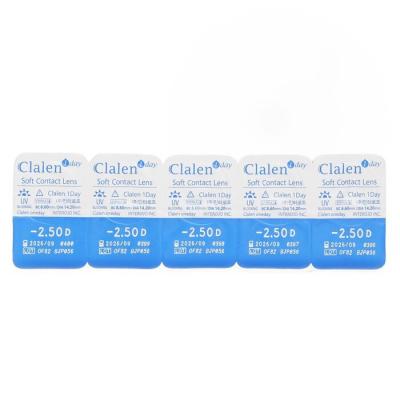 Clalen 1Day Soft Contact Lens -2.50 5cps x 1 strip