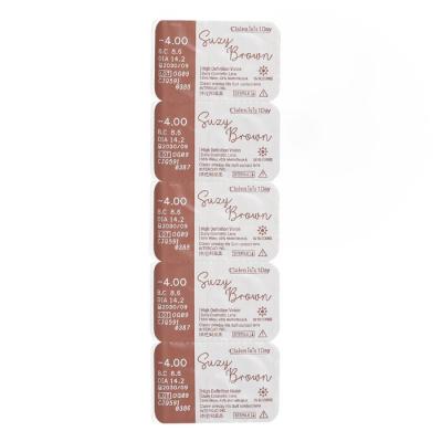 Clalen Iris 1Day Suzy Brown -4.00 5pcs x 1 strip