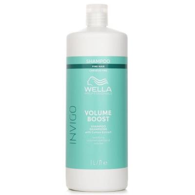 Wella Invigo Volume Boost Shampoo With Cotton Extract Fine Hair 1000ml