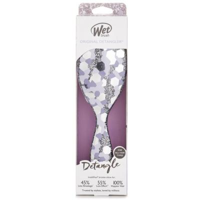Wet Brush Original Detangler Groovy Disco Purple Hair Brush 1pc