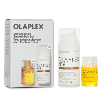 Olaplex Endless Shine Smooth Hair Set: No7 Bonding Oil 30ml + No6 Leave In Styling Treament 100ml 2pcs