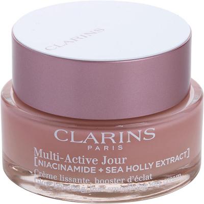 Clarins Multi-Active Jour ( Niacinamide + Sea Holly Extract) Glow Boosting Line-Smoothing Day Cream All Skin Types 50ml/1.7oz