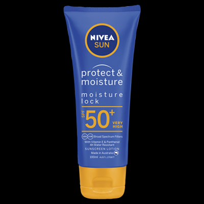 Nivea Protect & Moisture Moisture Lock SPF 50+ Sunscreen Lotion