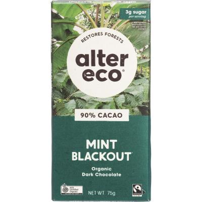 Chocolate Organic Dark Mint Blackout 12x75g