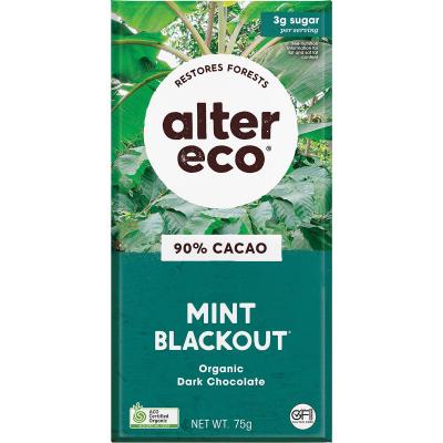 Chocolate Organic Dark Mint Blackout 12x75g