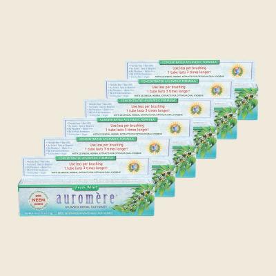 Toothpaste Ayurvedic Fresh Mint Fluoride Free 6x117g
