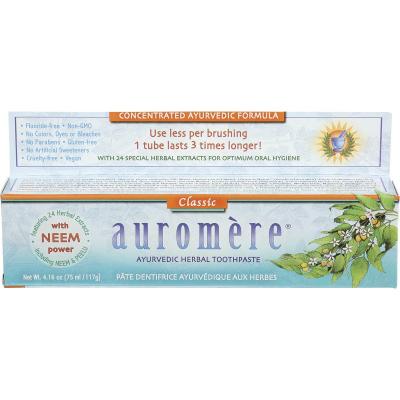 Toothpaste Ayurvedic Classic Licorice Fluoride Free 6x117g