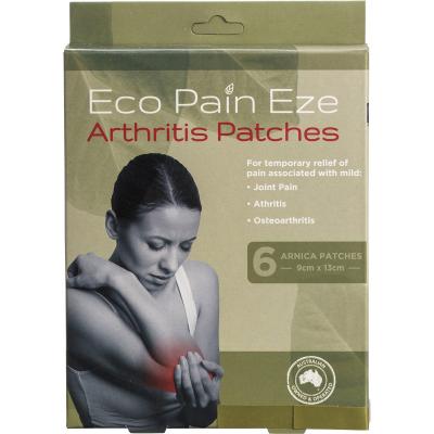 Eco Pain Arthritis Arnica Patches 6pk