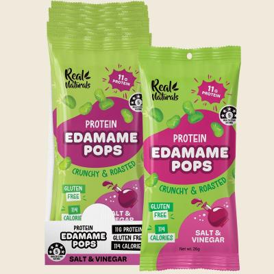 Protein Edamame Pops Salt & Vinegar 10x26g