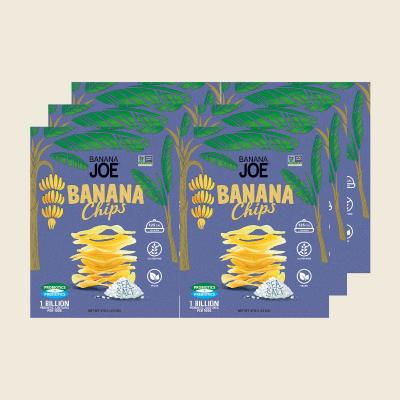 Banana Chips Sea Salt 6x47g Banana Chips Sea Salt 6x47g