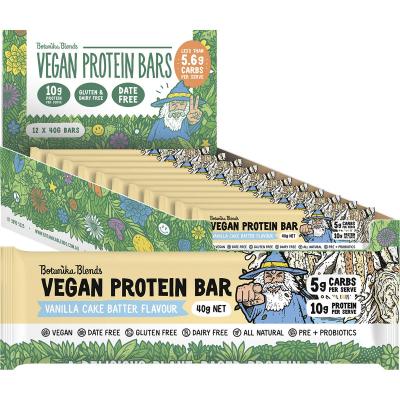 Vegan Protein Bars Vanilla Cake Batter 12x40g