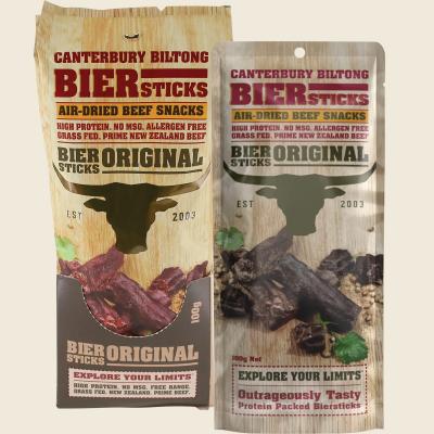 Grass Fed Biersticks (Meat Stick 4pk) Original 10x100g